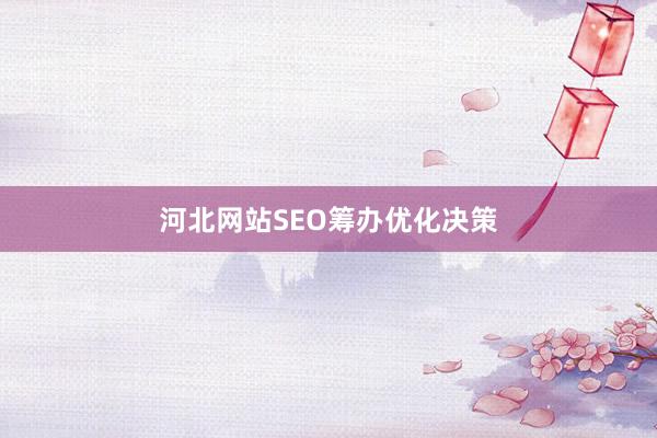 河北网站SEO筹办优化决策